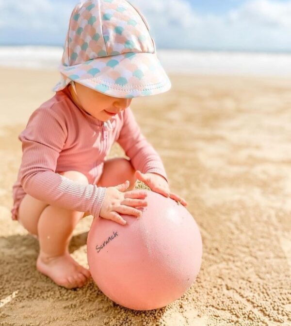 Scrunch Silikonska ŽOGA pastelno roza