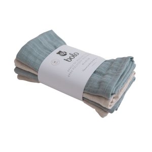 TETRA PLENIČKE iz muslina BLUE 4 pack