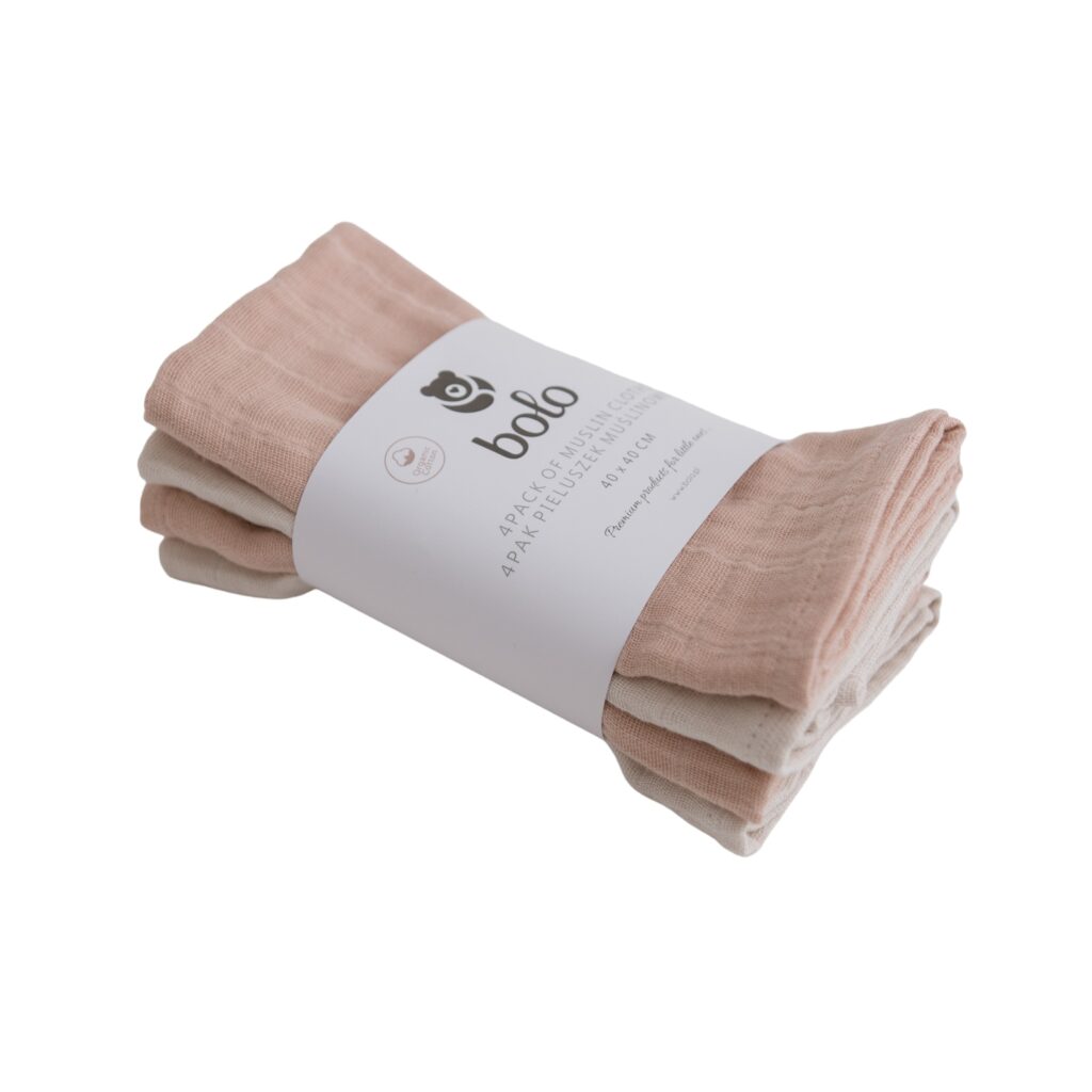 TETRA PLENIČKE iz muslina ROSE 4 pack