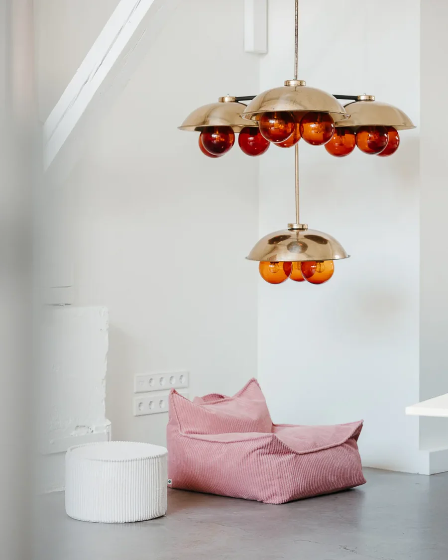 Wigiwama fotelj Original Pink Mousse