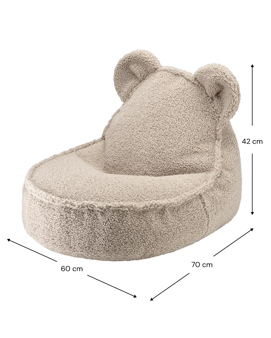 Wigiwama fotelj BEAR biscuit