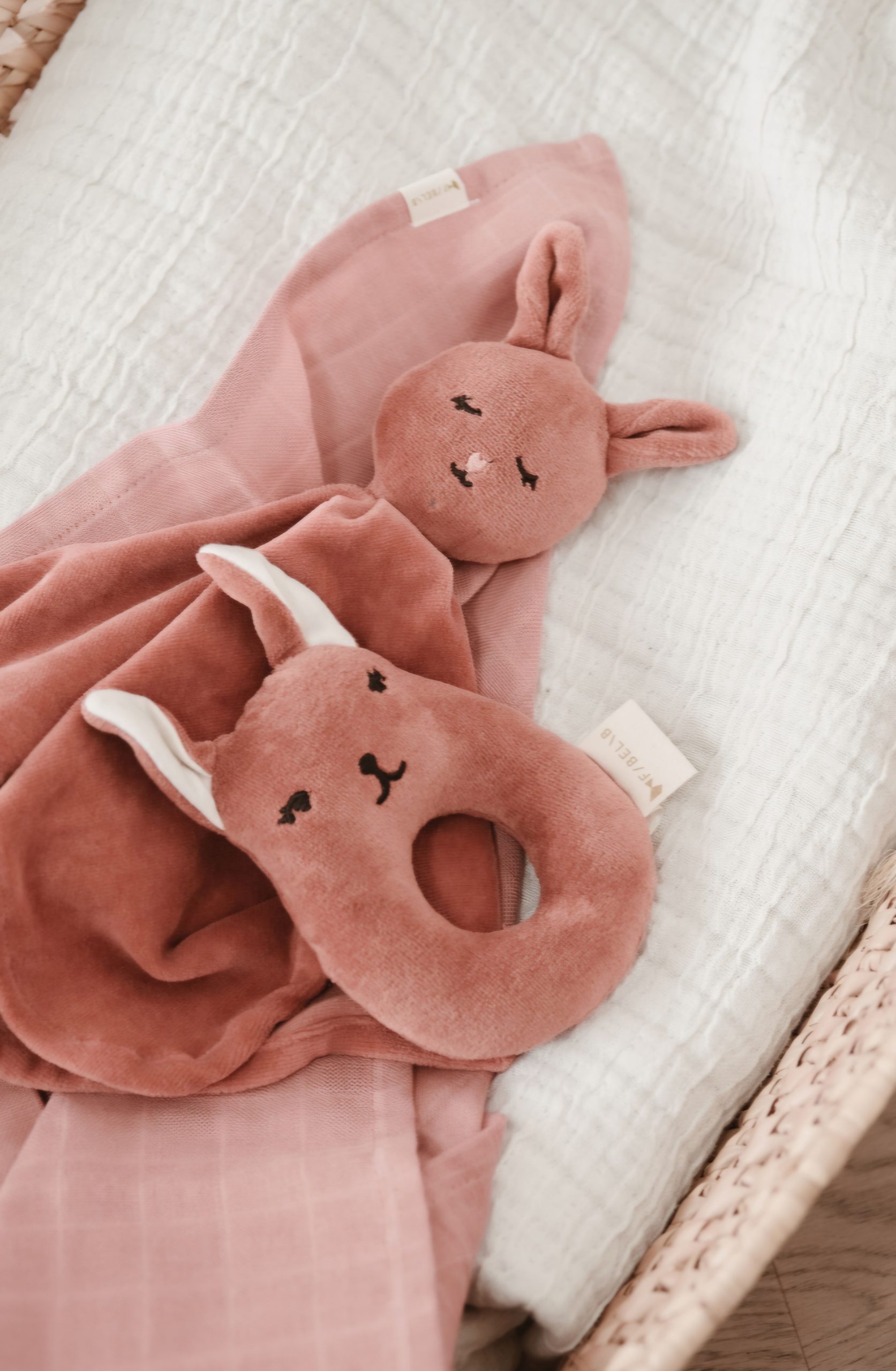 Ninica Fabelab Organic Bunny roza