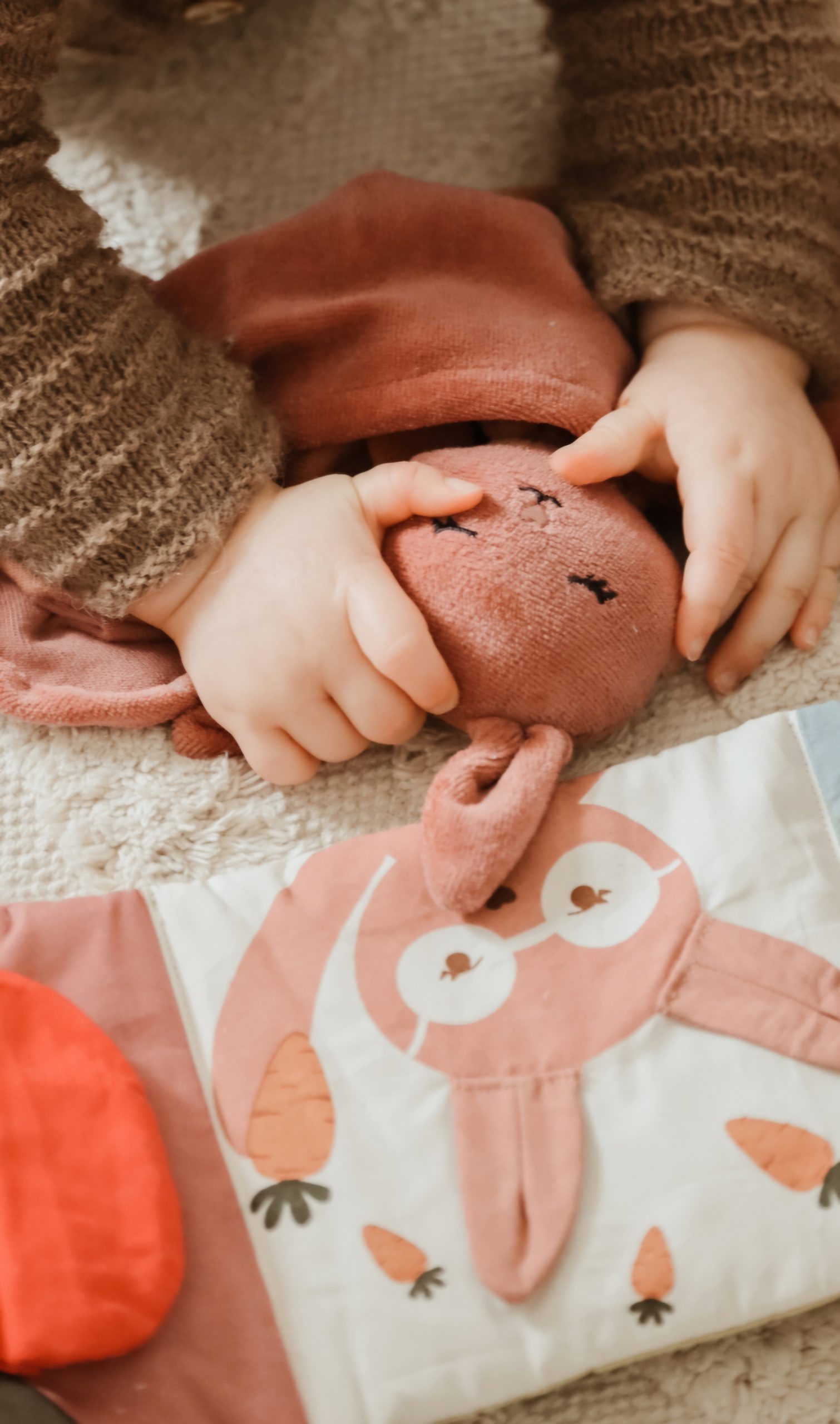 Ninica Fabelab Organic Bunny roza