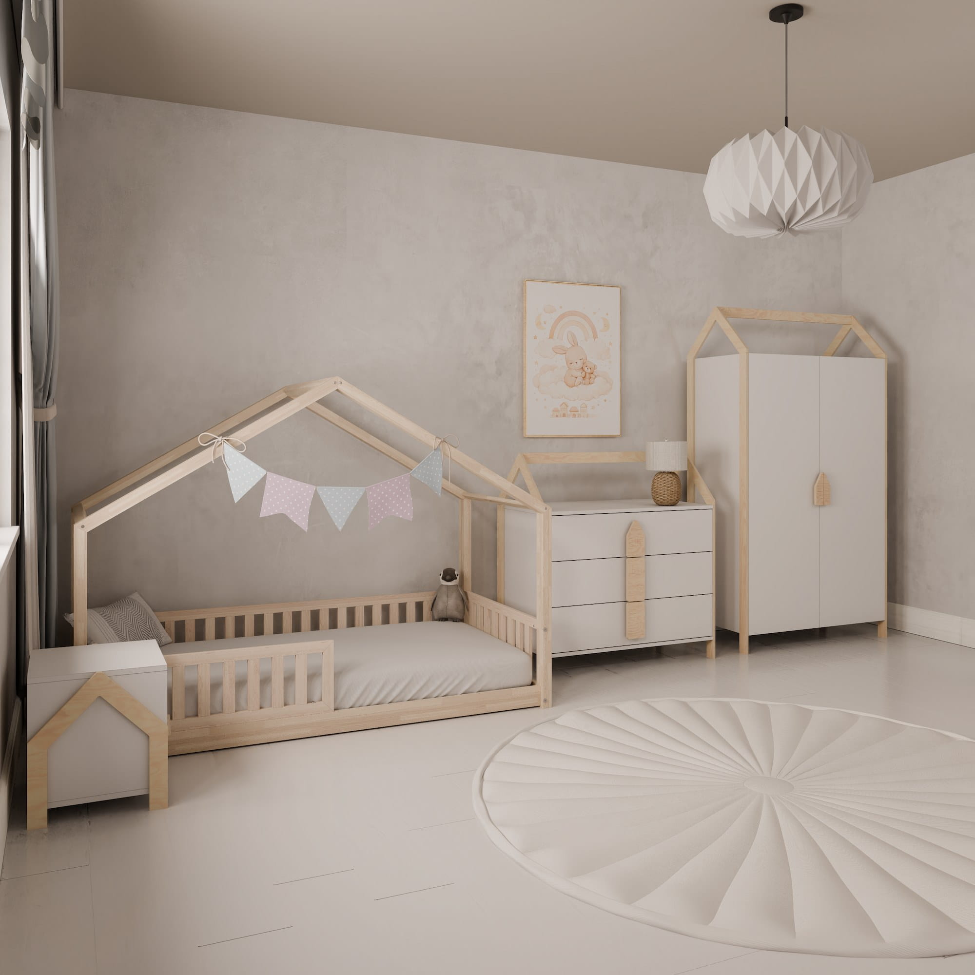 LULETTO komoda 5 različnih barv