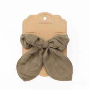 Elastika scrunchie olive Mrs Ertha
